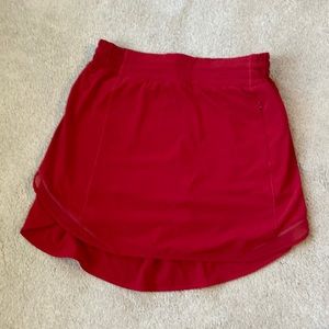 Lululemon hotty hot high rise skort long